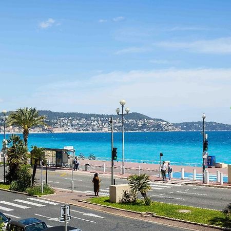 Flat Design With Sea View Promenade Des Anglais Nizza Exterior foto