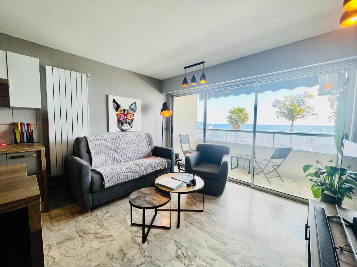 Flat Design With Sea View Promenade Des Anglais Nizza Exterior foto